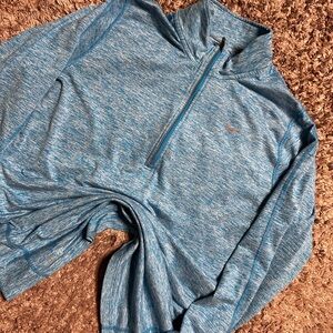 Nike Blue Quarter Zip Pullover
